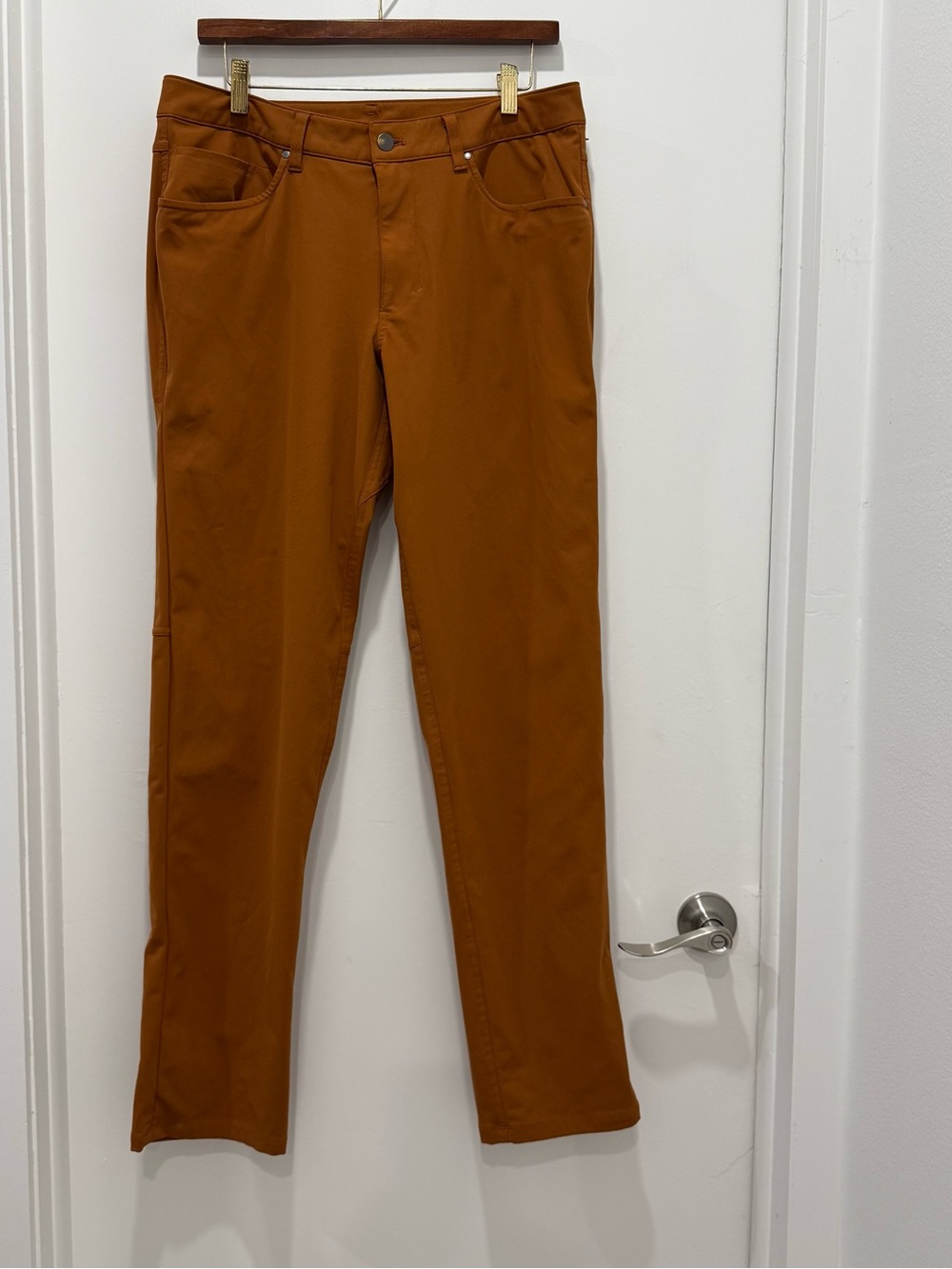 lululemon ABC 5 Pocket Pants Men’s 33 Brown Copper Stretch